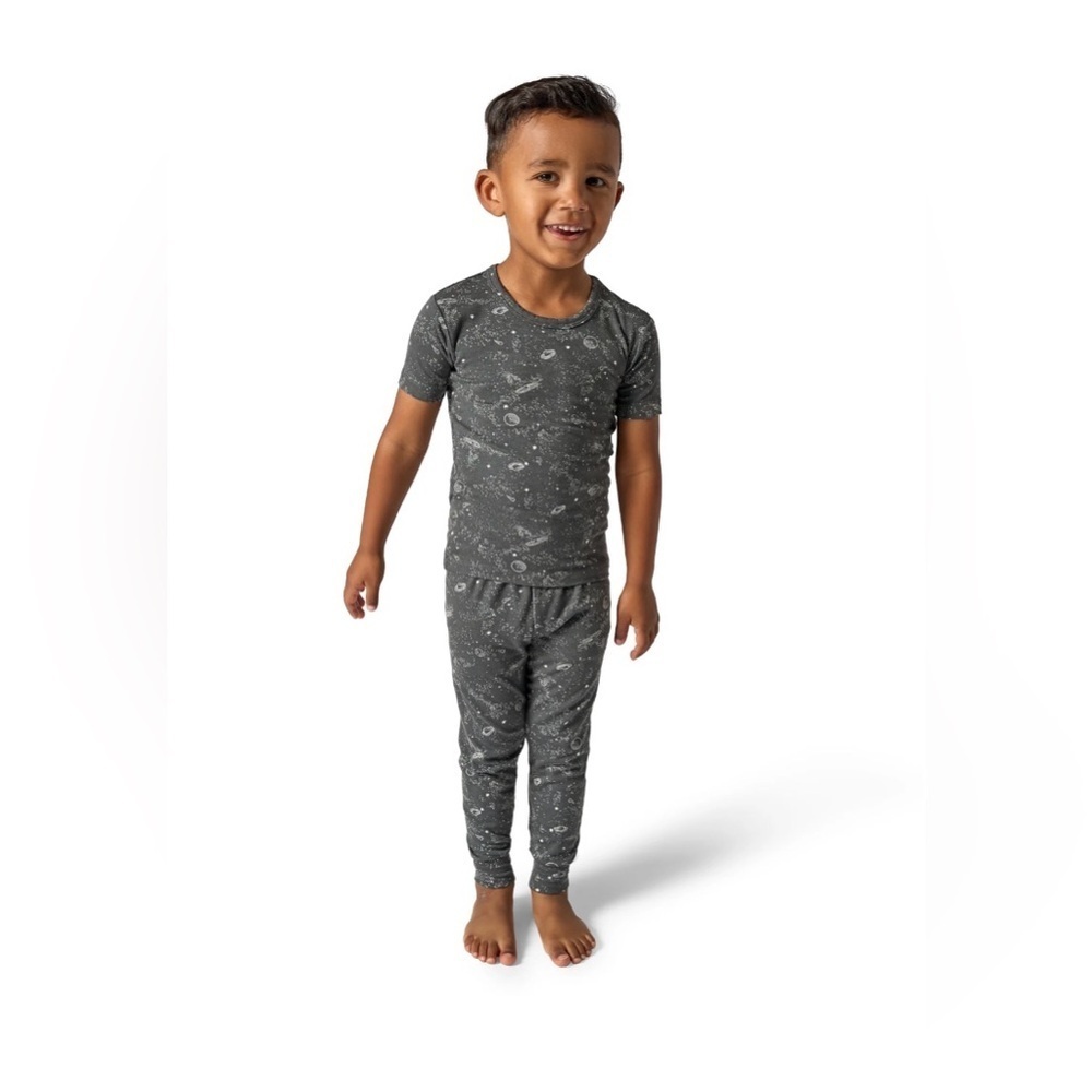 Modern Moments Gray Kids Pajama Set